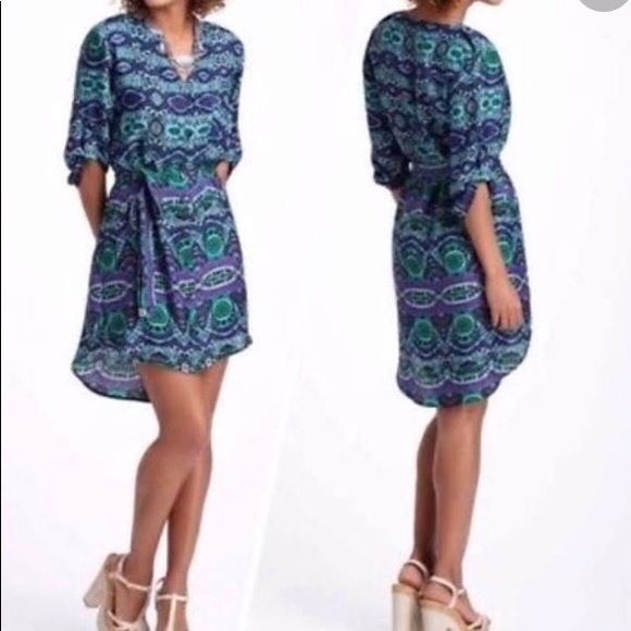 Anthropologie Dresses & Skirts - NWT Anthropologie Maeve Tunic Dress Purple/Green